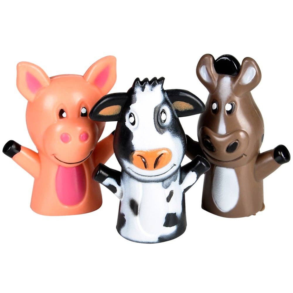 FARM ANIMAL FINGER PUPPETS LLB Kids Toys