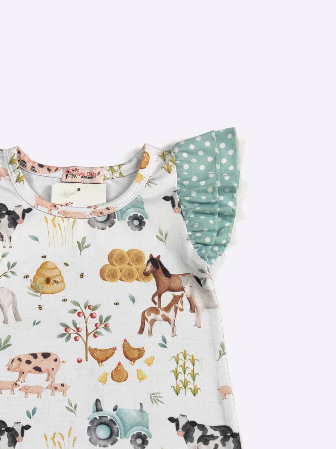 Hobby Farm Fall Baby Romper: 12/24 mo