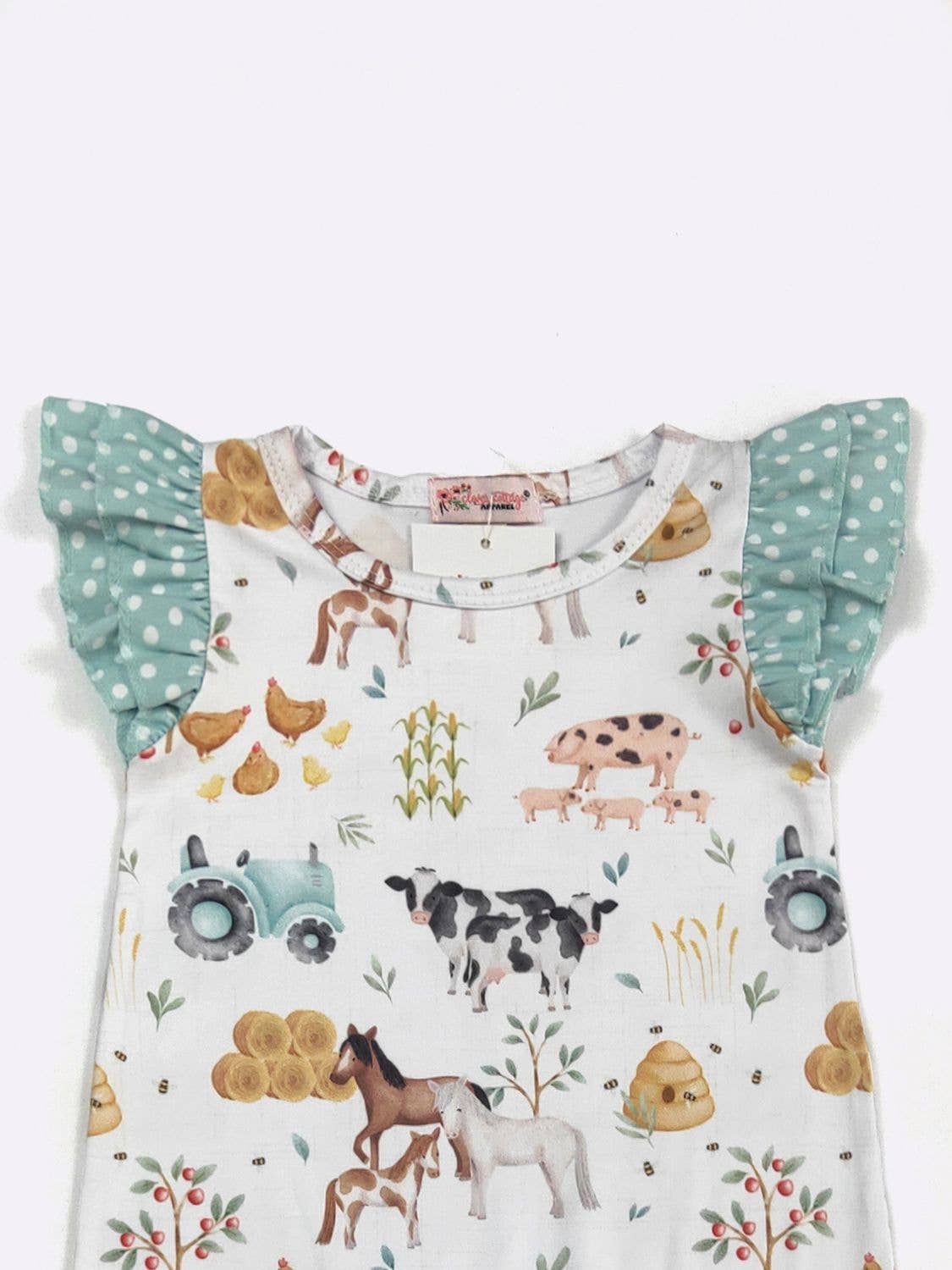 Hobby Farm Baby Romper: 6/12mo