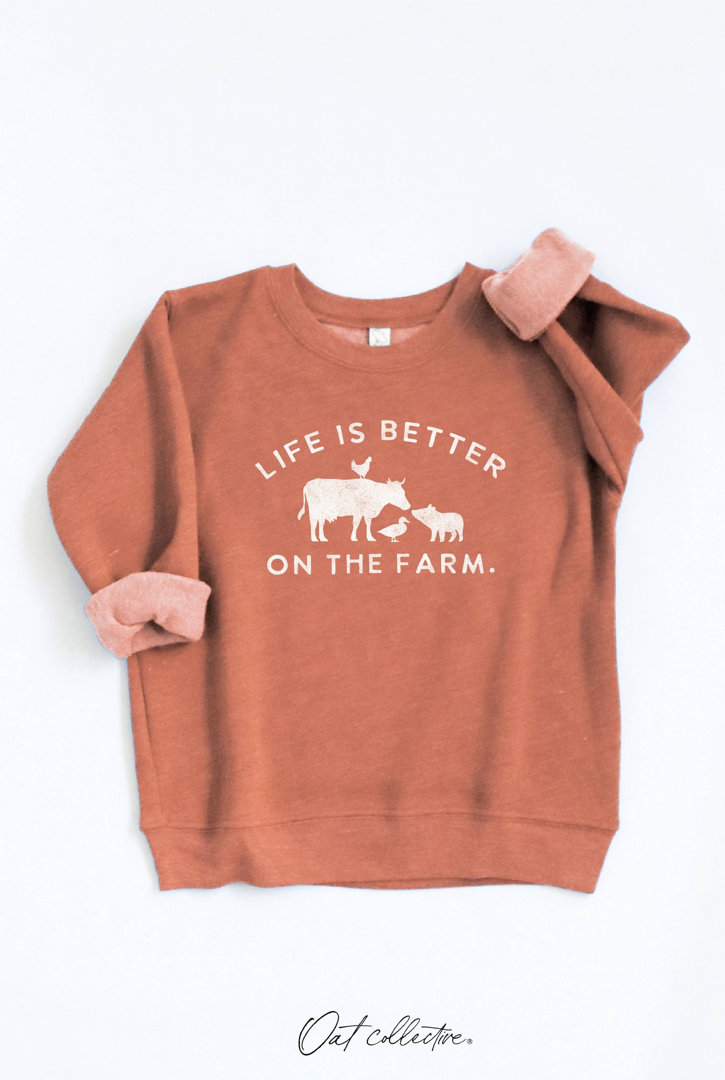 LIFE IS BETTER  Toddler Sweatshirt