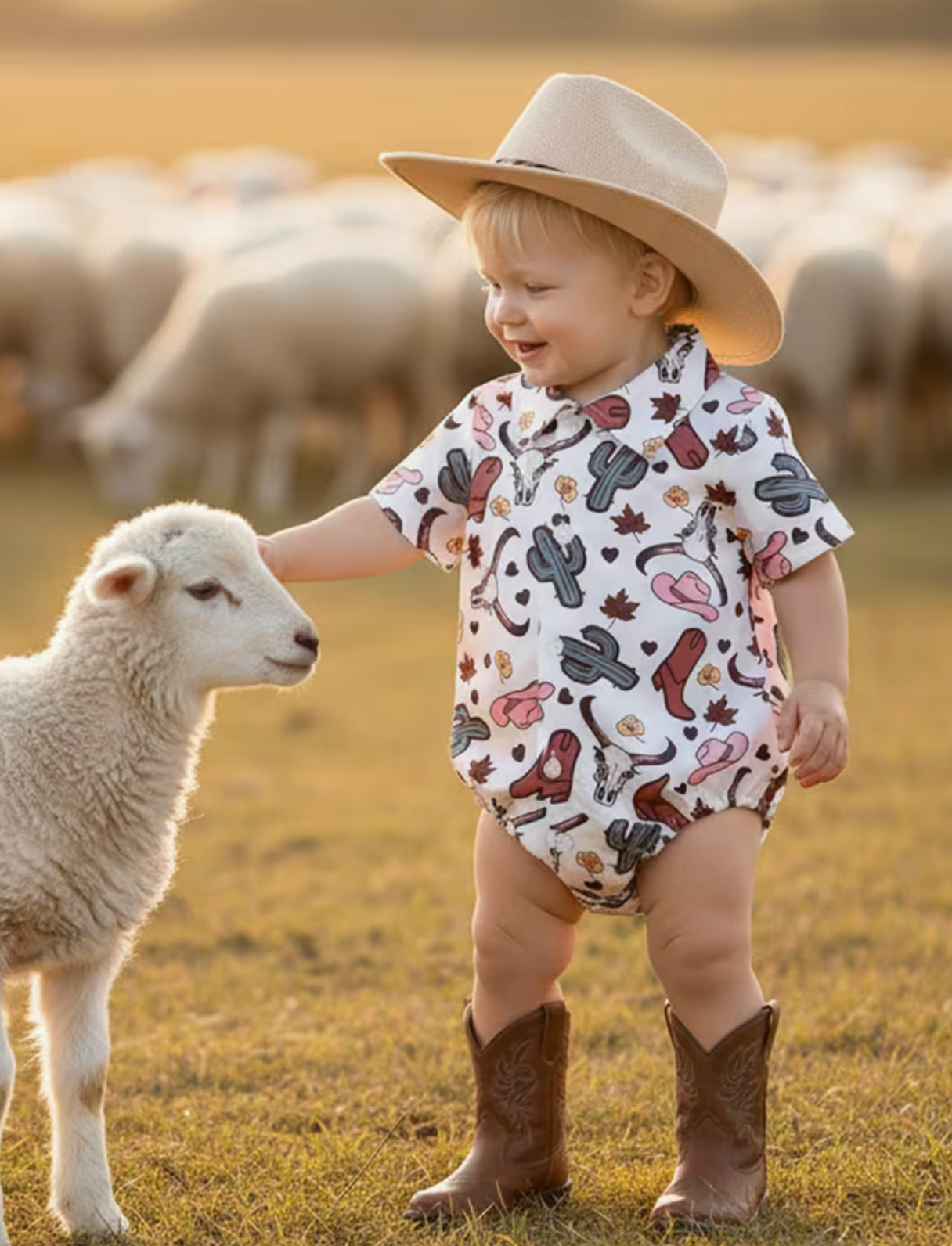 Baby Western Romper