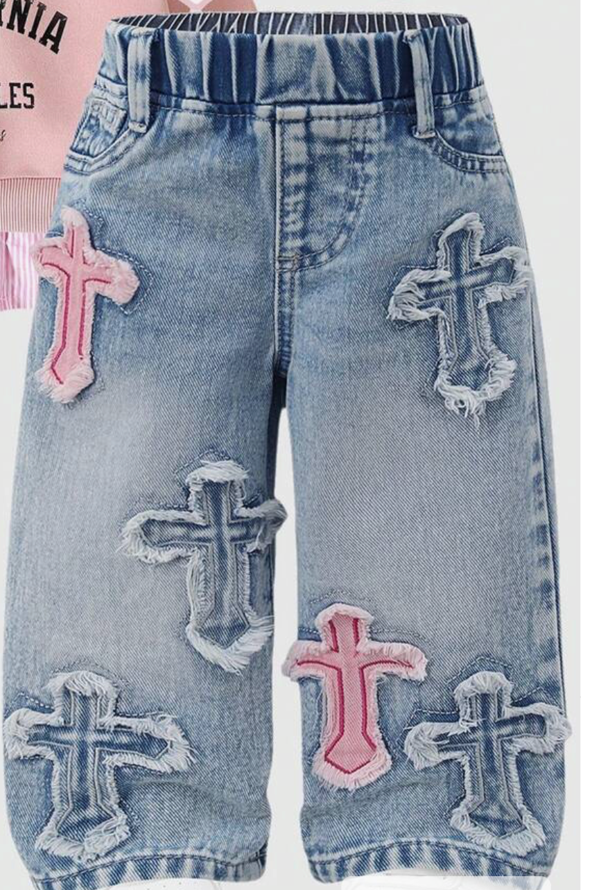 Applique Jeans