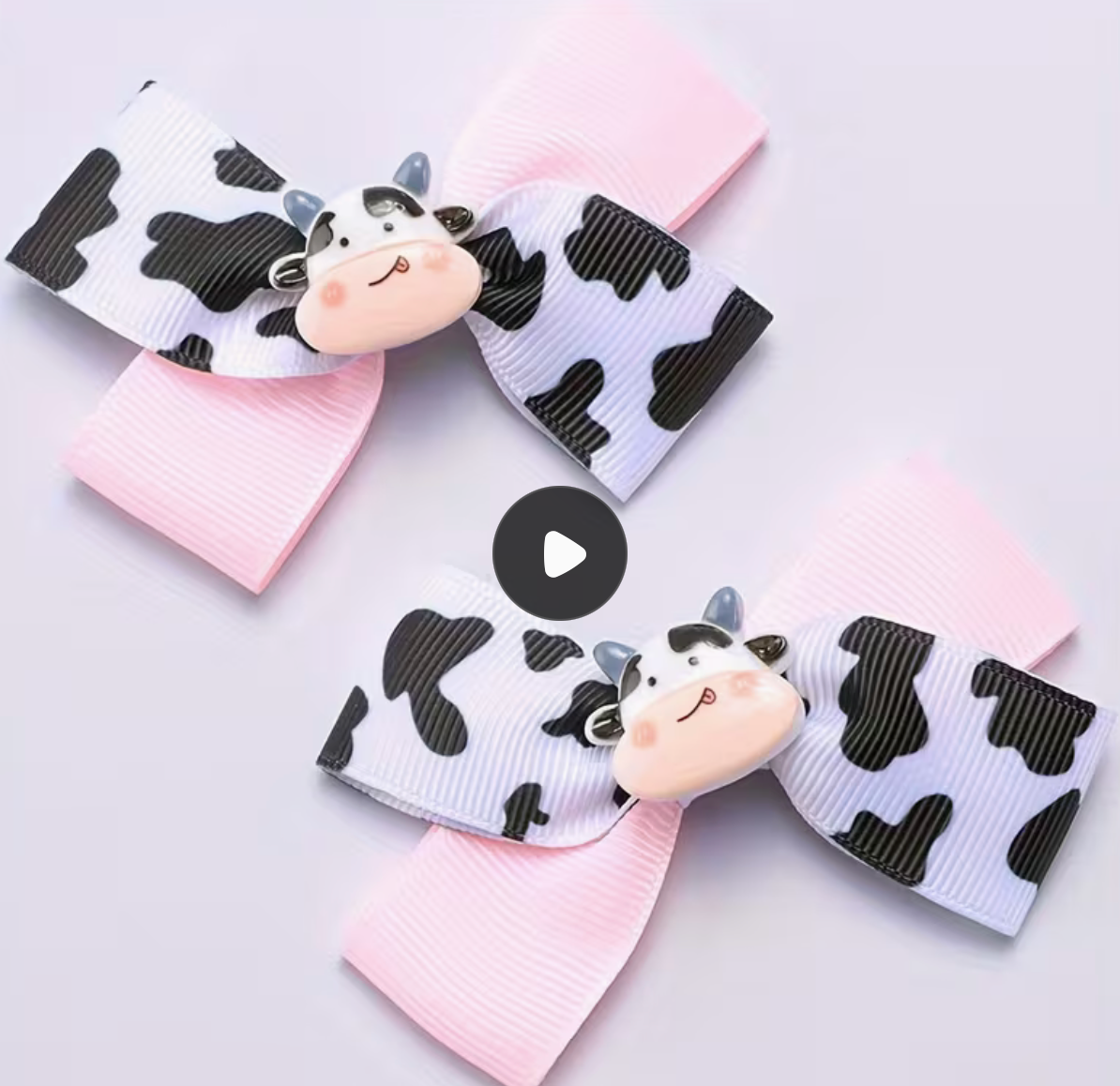 Sweet Cow Hair Clips