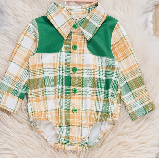 Plaid Romper