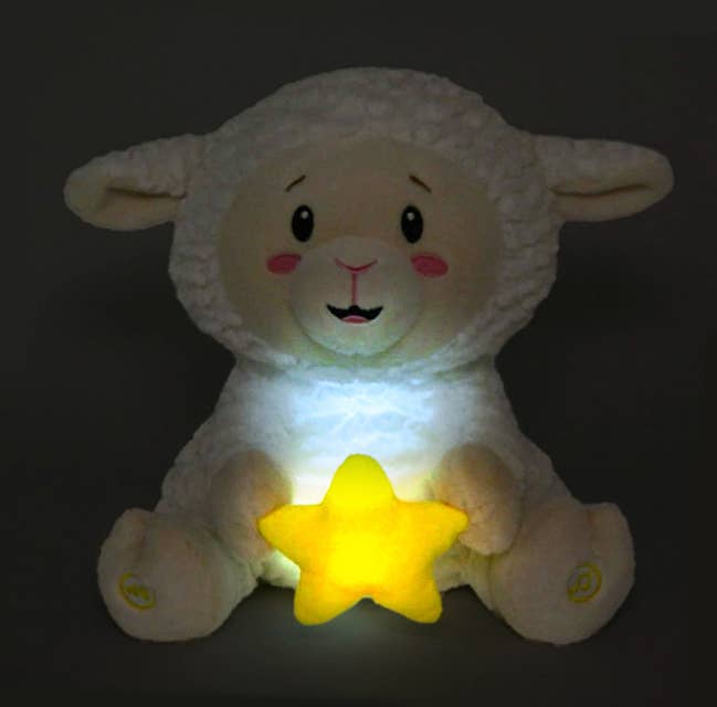 Twinkling Levi (Bedtime Sheep Night Light Lullaby Plush Toy)