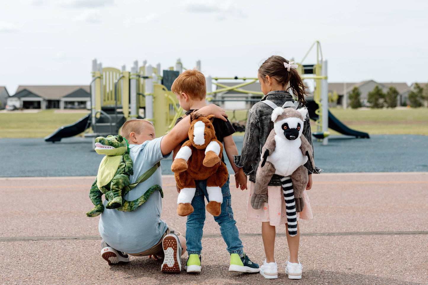 Horse 20"  Plush Animal Backpack