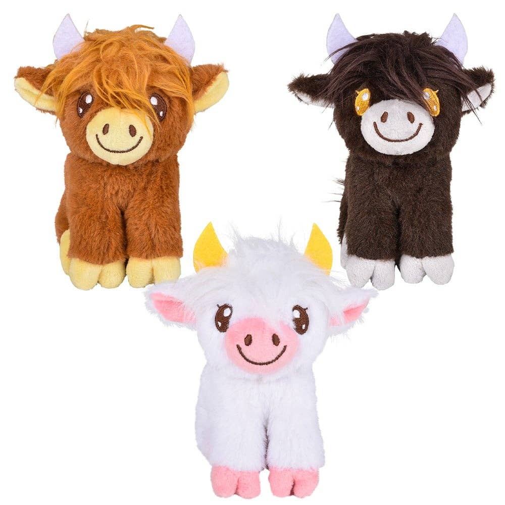5" Plush Highland Cow - LLB Toys