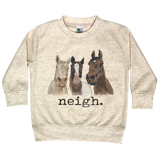 Neigh Country Western Horse Girl Farm Boy Kids Clothing: 3T