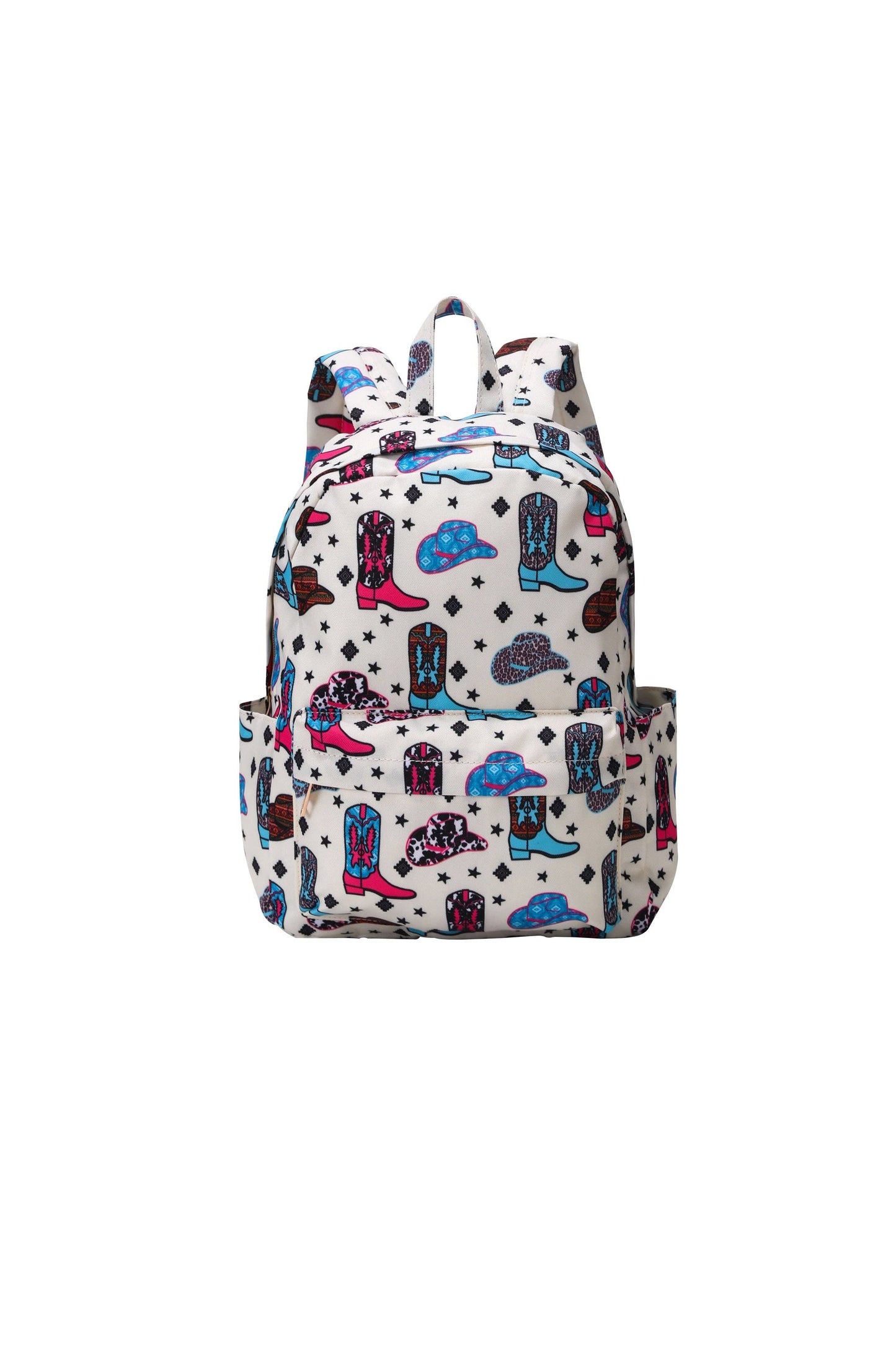 Western Kids Hat Boots Print Bag