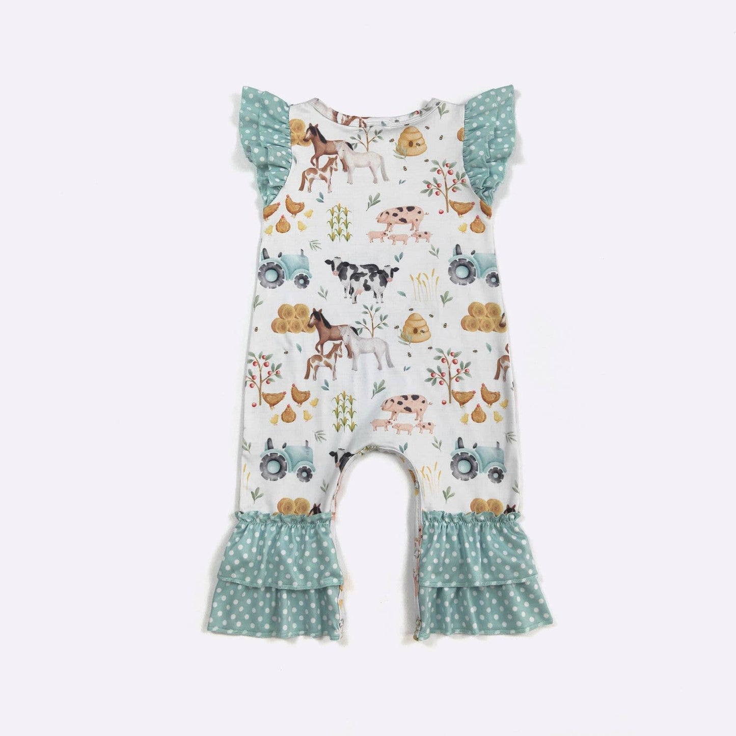 Hobby Farm Baby Romper: 6/12mo