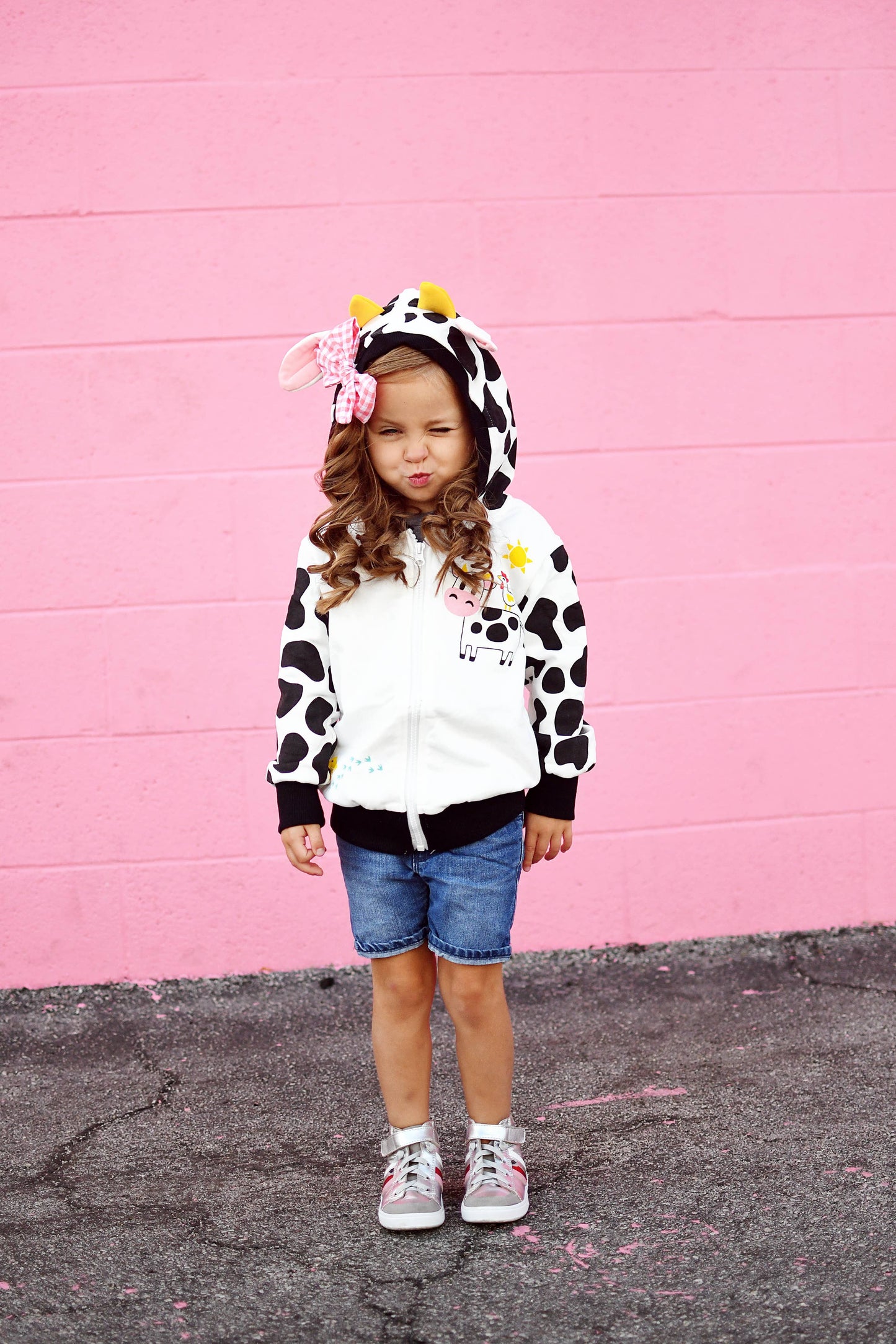 Cow Western Toddler and Kids Hoodie: 18M