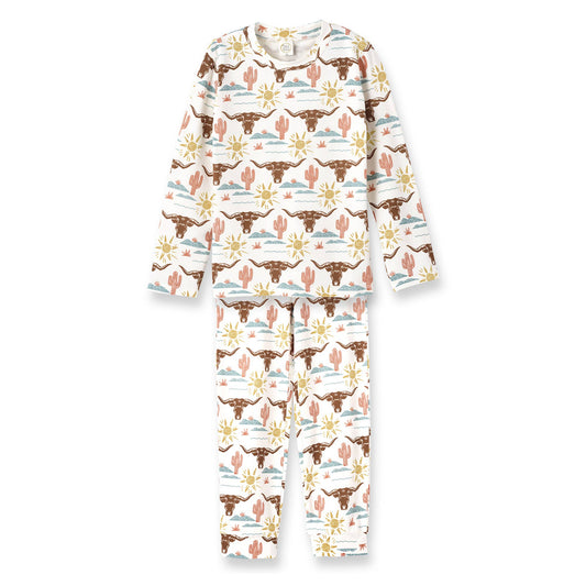 Happy Trails Kids Bamboo Pajama Set: 18-24M