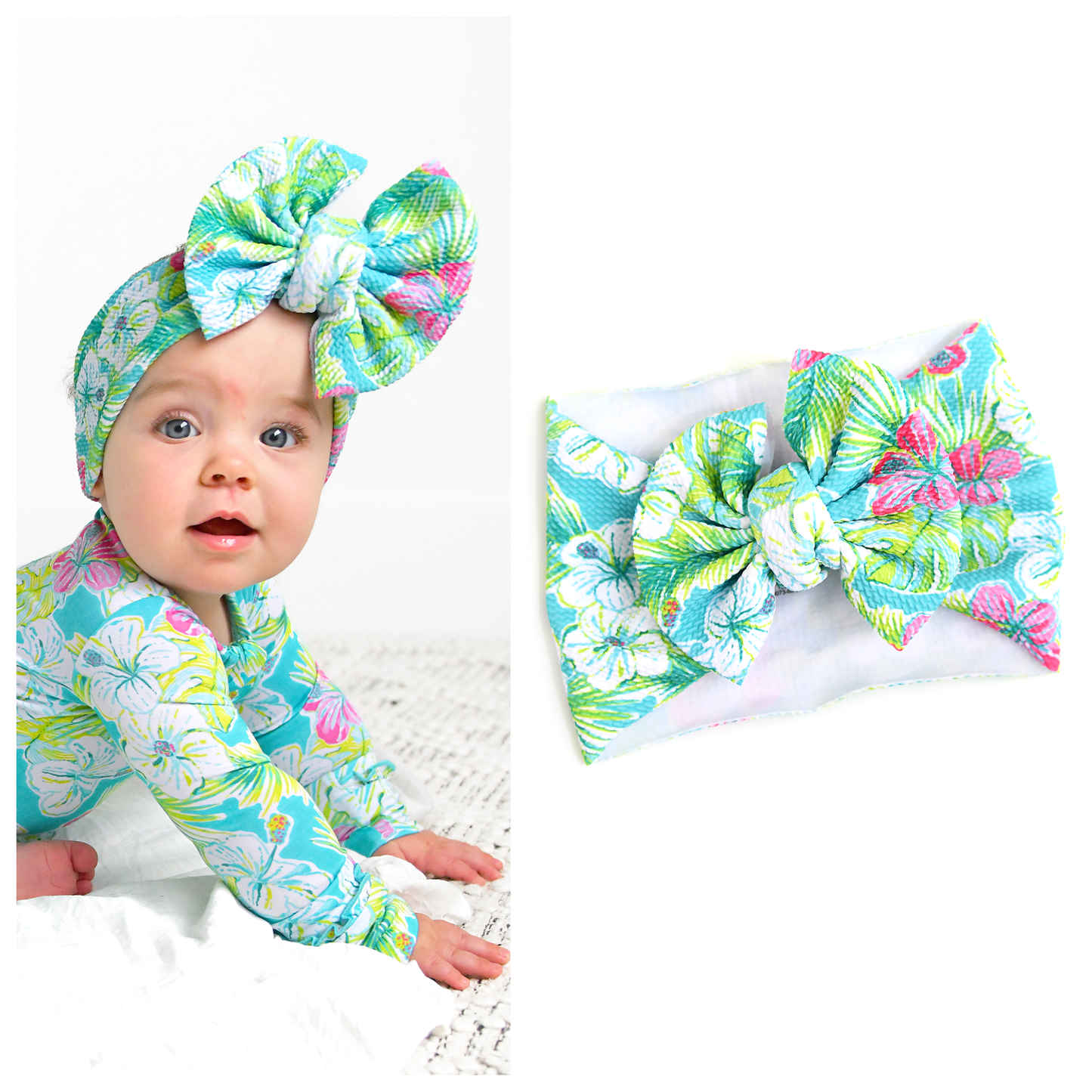 Kalea HEADWRAP Baby Toddler Floral Hair Accessories