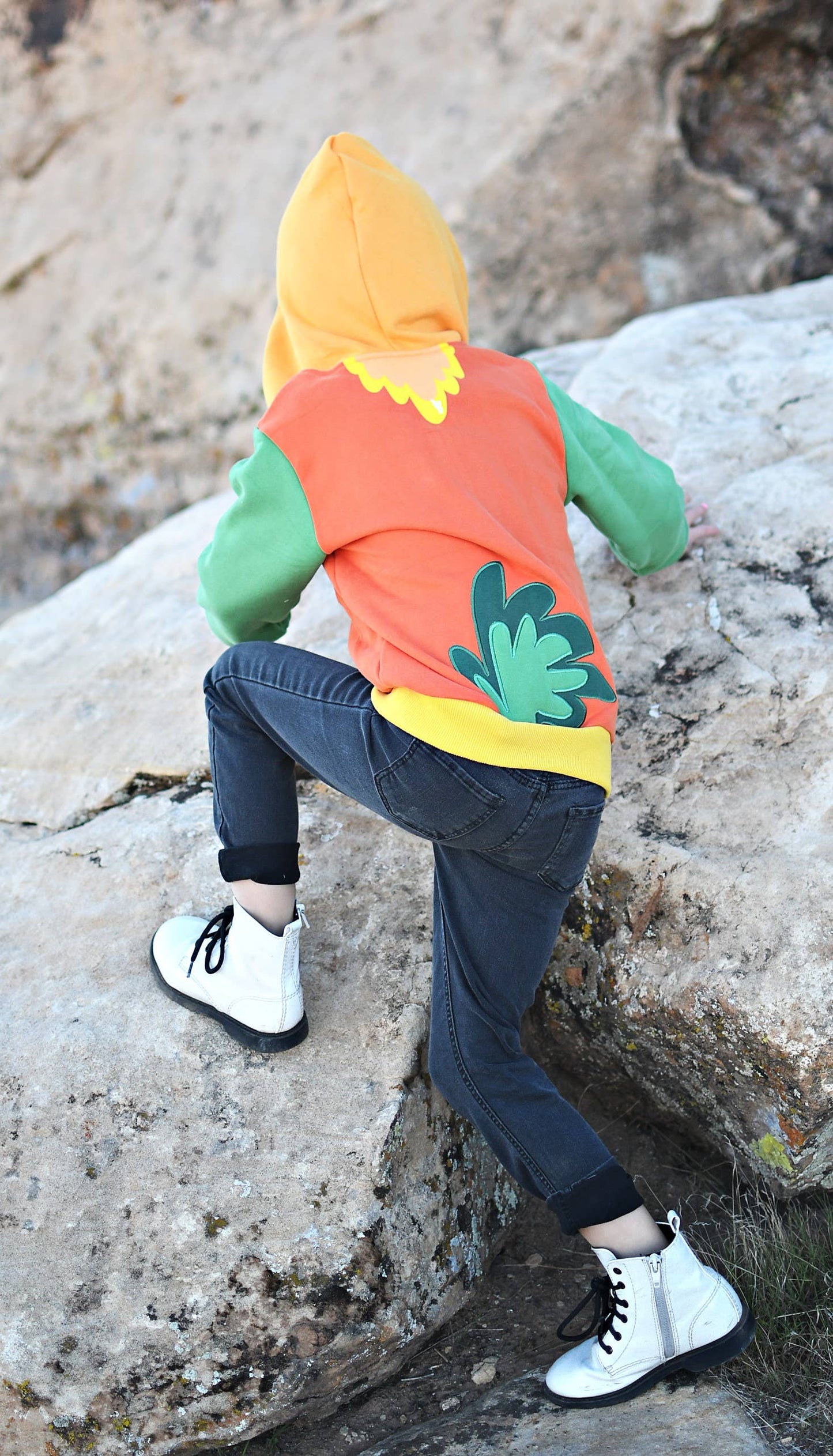 Rocket the Rooster Toddler and Kids Western 3D Hoodie: 18M