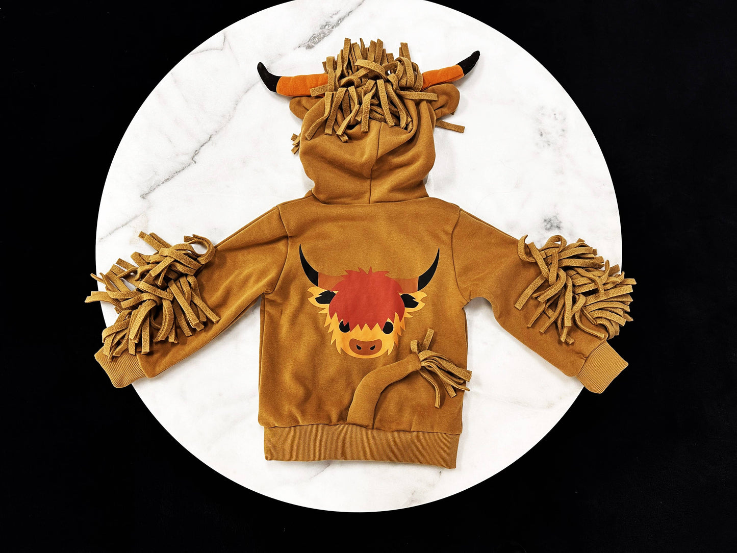 Longhorn 3D Kids and Toddler Hoodie: 4T