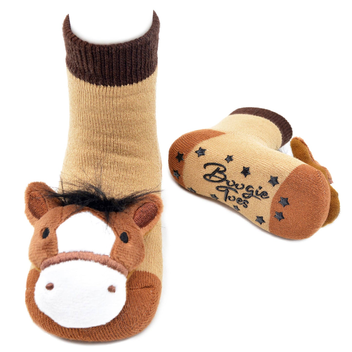 Derby Pony Horse Boogie Toes Rattle Socks: 1 - 2 Y