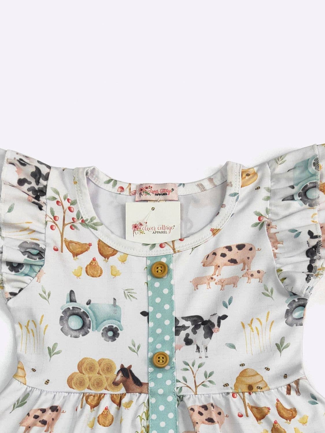 Hobby Farm Fall Girls Dress: 2t