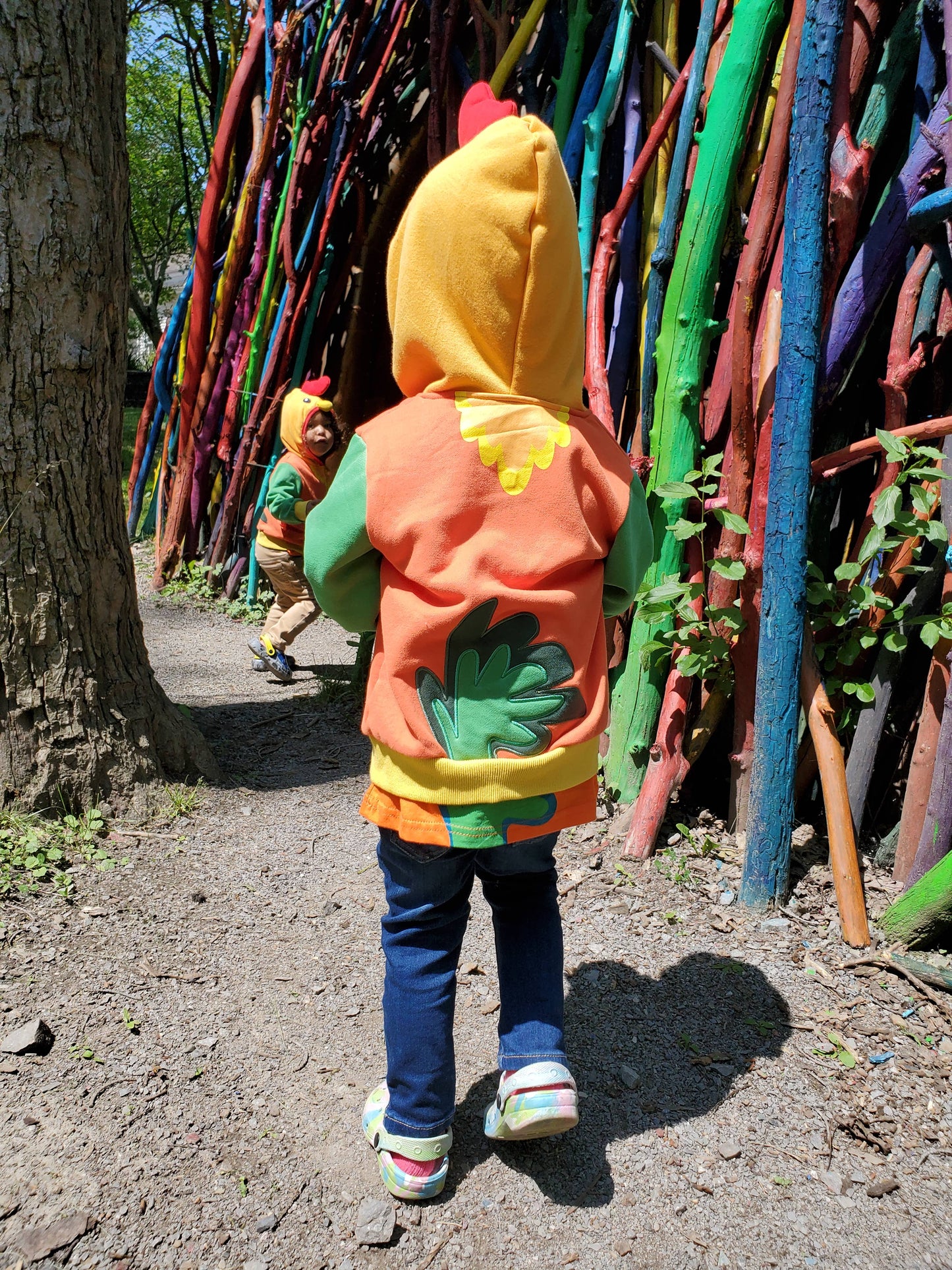 Rocket the Rooster Toddler and Kids Western 3D Hoodie: 18M