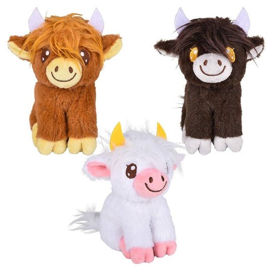 5" Plush Highland Cow - LLB Toys