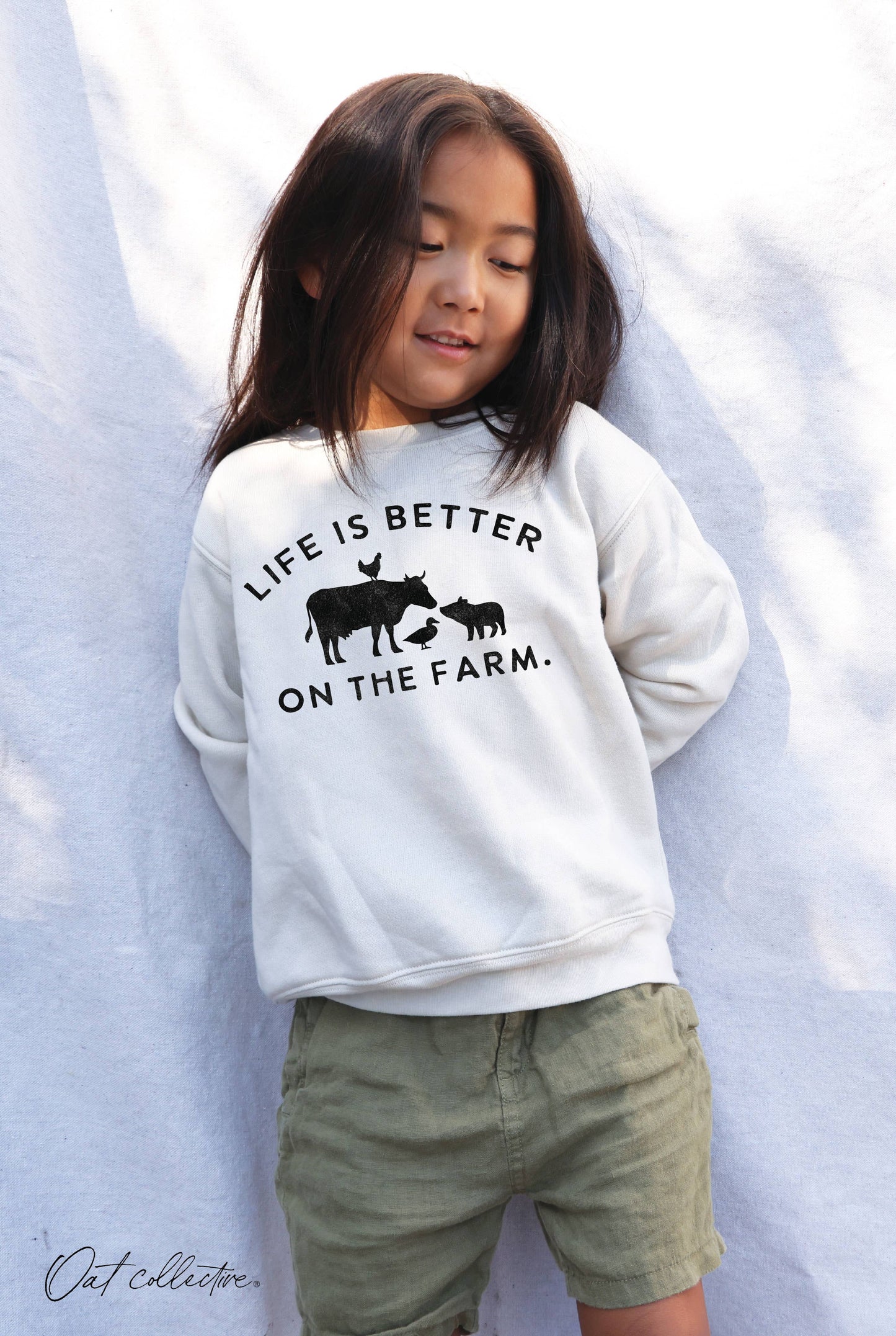 LIFE IS BETTER  Toddler Sweatshirt