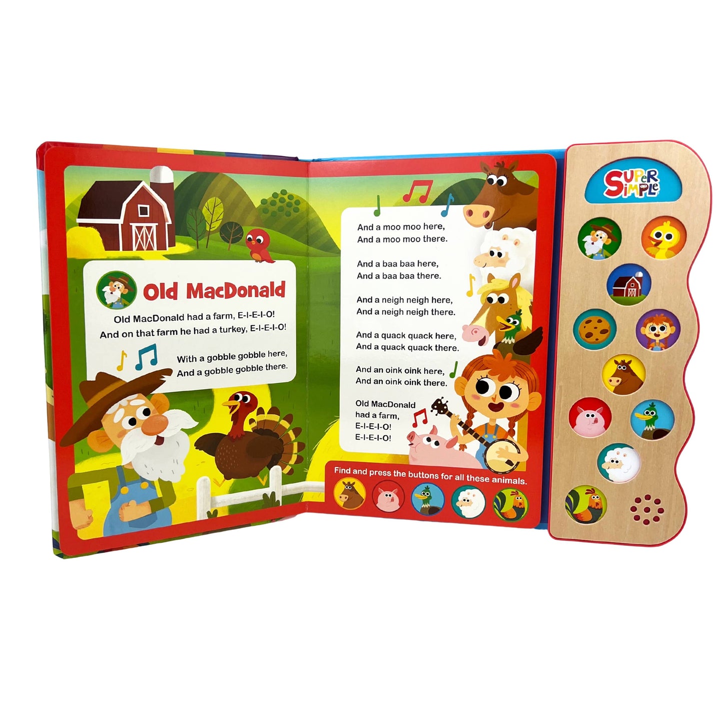 Super Simple Farm Songs – Sing-Along Sound Book