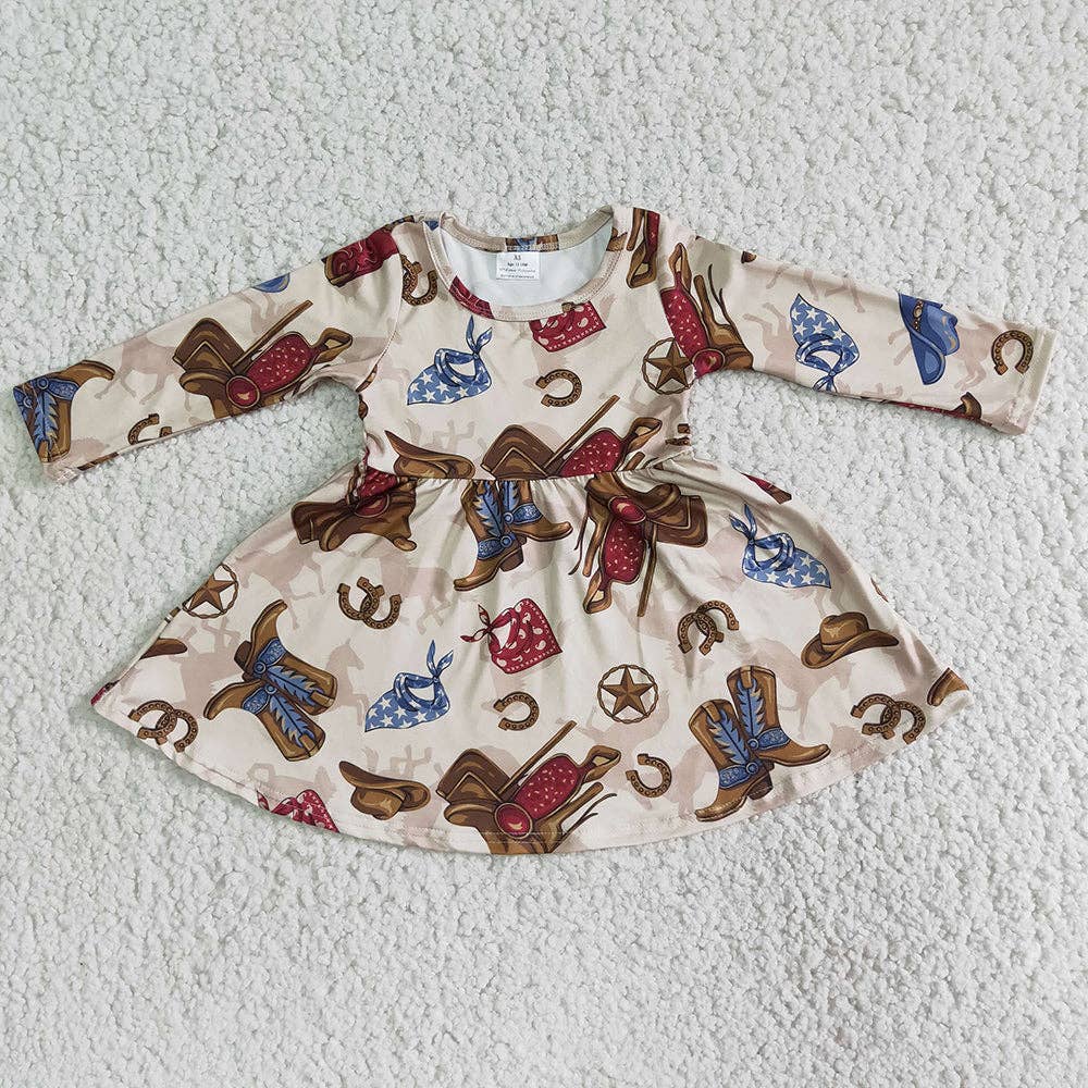 Baby Girls Boots Western Dress