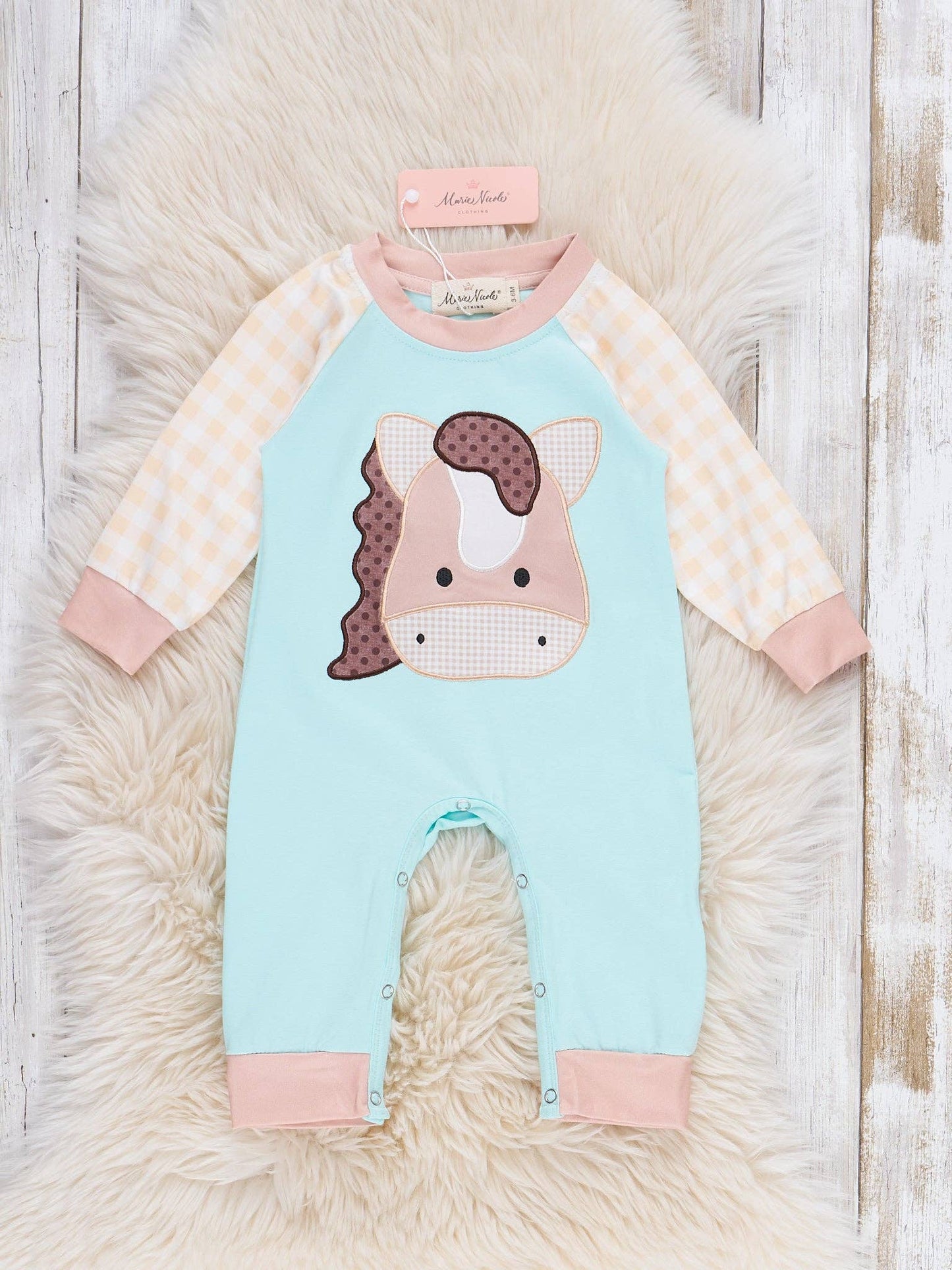 Palomino Dreams Embroidered Romper