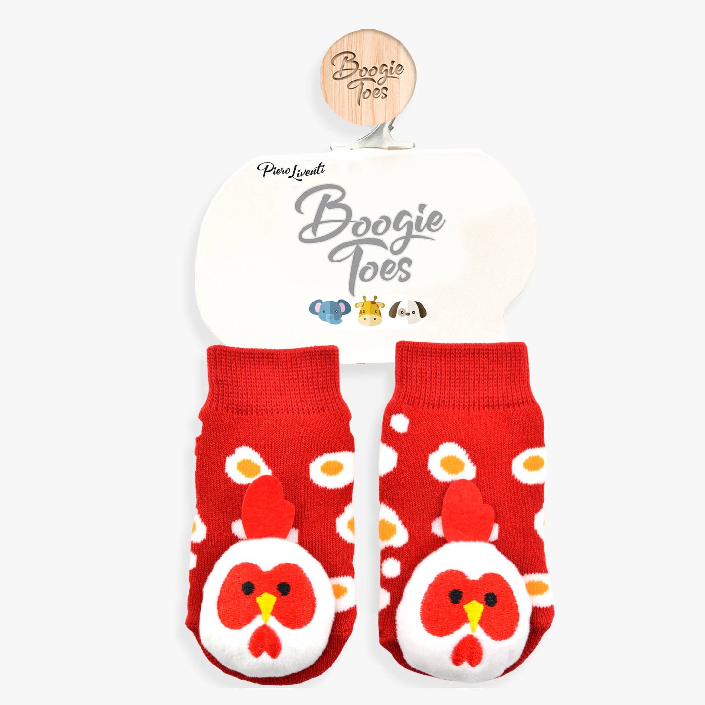 Chicken Boogie Toes Rattle Socks: 0 - 1 Y
