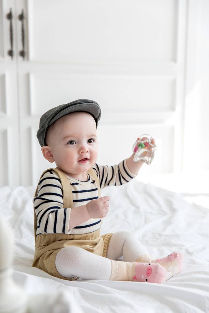 Pig Zoo Baby Animal Socks: Pink / M (3 ~5T)